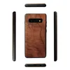 Étui en bois massif écologique pour Samsung Galaxy S10 S10lite S10 PLUS s10e étui pour téléphone portable en bois bambou souple TPU antichoc housse de protection