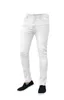 Jeans skinny tinta unita da uomo 2020 nuovissimi pantaloni a matita slim pantaloni in denim pantaloni da jogging classici da uomo firmati nero blu