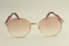 2019 new round frame sunglasses 19900692 sunglasses retro fashion sun visor natural color wooden temple sunglasses5913558