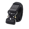 Ceinture militaire tactique en Nylon pour hommes, ceinture de survie SWAT avec boucle en métal, équipement de sécurité robuste, ceintures de taille noires, accessoires