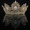 Nya lyxkristaller Brudkronor Tiaras huvudband Bröllopsmycken födelsedagsfest Prinsessan Crown Hair Decors Juvel Brides Smycken