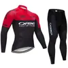 Hommes ORBEA Team Cyclisme Jersey Costume À Manches Longues VTT Chemise De Vélo Et Pantalons Ensembles Respirant Tenues De Vélo De Route Vêtements De Course Ropa Ciclismo Y21071619