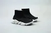 Luxus Designer Speed Trainer Stiefel Socken Stretch-Strick Trainer Schuhe Schwarz Weiß Sneaker Paare Kinderschuh Casua