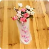 12*27cm Creative Clear Eco-friendly Foldable Folding Flower PVC Vase Unbreakable Reusable Home Wedding Party Decoration