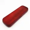 Ручная красная деревянная подарочная коробка перо шариковая роликовая коробка оптом карандаш