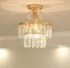 Salon Yatak odası AC85-265V parlaklık LAMPARAS de techo avize Kristal Tavan Lambası Fikstür MYY İçin Kristal Modern Led Tavan Lambaları