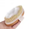 Bath Brush Dry Skin Body Soft Natural Bristle SPA The Brush Wooden Bath Shower Bristle Brush SPA Body Brushs Without Handle EEA1336