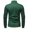 Mens Patchwork Zip Hoodie Sweatshirt Höst Vinter Casual Långärmad Slim Pocket Fit Hoodies Blus 6 Färger M-XXL Chamarra Hom