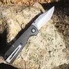 Cuchillo de caza Fliper de fibra de carbono, cuchillo plegable, cuchillos Skinner Blade, cuchillo táctico de supervivencia para acampar, herramientas EDC