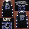 Basketball Jerseys The Film of Version Tree Hill Lucas Scott 23 Movie Basketball Jersey 100% Stitched Above The Rim Moive Black S-3XL Fast Shipping