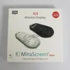 10pcs mirascreen k4 무선 디스플레이 동글 미디어 비디오 스 트리머 1080p TV 스틱 미러 화면에 PC 프로젝터에 Airplay DLNA TV 부품에 미러