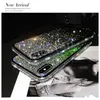 Gradient Rhinestone Case Fodral för iPhone 11 Pro Max XS XR 8 7 Plus Bling Glitter Diamond Phone Cover Huawei P30 Samsung