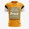 Partihandel torr passform Fullt sublimering Anpassade par Unisex T Shirts Table Tennis Badminton Jersey Gratis fraktkund