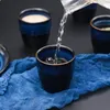 ブルーシリーズセラミックコーヒーカップ朝食ボールアフタヌーンティーカップシンプルレトロ食器