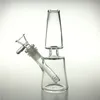 Nowy 7-calowy Szkło Dab Rigs Water Bongs Dymanie Rury do palenia z 14mm Kobietę Dustem Glass Bowl Grube Pyrex Zlewki Recykler Główny Bong