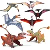 3D Solid Jurassic Dinosaur Model Finger Toys Kids simulation Pterosaur Dragon Carnotaurus Dragon Realistic Tyrannosaurus Supplies Childrens