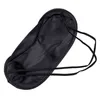 Black Eye Mask Shade Nap Cover Masques bandés pour dormir Voyage Masques en polyester doux 4 couches HHA37