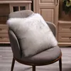 Pillows 10pcs DHL 11 colors European sofa imitation wool pillow cover soft plush cushion Case pillowcase,size 45cm*45cm