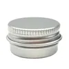 50pcs / lot 5g 10g 15g 20g 30g 40g 50g 60g Pots en aluminium Vides Cosmétique Maquillage Crème Brillant À Lèvres Métal Aluminium Tin Containers272S