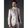 Nuovo arrivo One Button Wedding Groom smoking Smoking picco Groomsmen Mens Business Party Suits (Jacket + Pants + Vest + Tie) 561