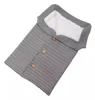 Newborn Baby Winter Warm Sleeping Bags Infant Button Knit Swaddle Wrap Swaddling Stroller Wrap Toddler Blanket Sleeping Bags4232802
