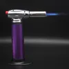 1 sztuk 1300C Butane Scorch Torch Jet Flame Lżejszy Palnik Kuchnia Giant Heavy Duty Butane Refillable Micro Kulinarne Pęch Samozgłoszenie