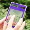 Portable 8 couleurs transparent Calculatrice solaire Mini calculatrice portable Papeterie pour étudiants Calculatrice ultra-mince pratique T3I0453