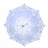 Nuovi arrivi Ombrelli da sposa da sposa Ombrelli di pizzo bianco Ombrello artigianale cinese Diametro 45 cm 29 cm intero6702506