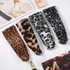 Nuovo designer di stampa leopardata Fascia per capelli Turbante per donna Stretch Twisted Knot Sport Yoga Wrap fasce per la testa accessori per capelli sciarpa