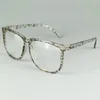 Nerd geek oogglazen frame grote vierkante brillen met duidelijke lenzen optische bril eenvoudig ontwerp 5 kleuren decoratieve groothandel