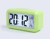 Smart Sensor Nachtlampje Digitale wekker met temperatuurthermometer Kalender, stille bureauklok Bankbedekking Snooze SN540