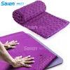 Couvertures de yoga, serviette antidérapante + sac en filet | Tapis en microfibre pour ballet, barre, pilates ou haltérophilie – Excellent ajout