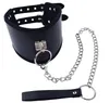 Adult Slave Skin Collar Bondage Lock Sex Jogo para casais para estimular a classe de roleção de produtos