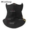 CoolChange vélo hiver Sports de plein air vent cyclisme masque facial cou élastique chaud Snowboard vélo visage demi-masque écharpe hommes femmes