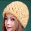 Women cap fashion accessories new Weave fur hats quality fashion hat women winter warm hat 100% fur Free Shipping