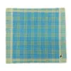 12PCS 29x29CM Polyester Cotton Plaid Light-colored Women's Handkerchief