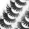 LEKGAVD 8 Pairs 3D Mink False Eyelashes Natural Wispy Fluffy Dramatic Volume Fake Lashes Extension Handmade Cruelty-free Eyelash