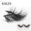 25mm Handmade 3D Faux Mink Hair False Eyelashes Thick Long Wispy Fluffy Woman's Eye Makeup Lashes Cruelty-free