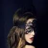 Worldwide Black Sexy Lady Halloween Lace Mask Cutout Eye Mask for Masquerade Party Fancy Mask Costume for Halloween Party5148874