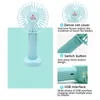 Ventilateur portable Mini ventilateur portable avec USB rechargeable à 3 niveaux de vitesse dans le sac de voyage