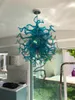 Contemporary Pendant Lamps Fancy LED Lighting 100% Mouth Blown Glass Chandelier for Interior Decoration Dining Room Chandeliers Modern