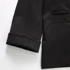 오픈 프론트 노치 블레이저 2019 가을 여성 공식 재킷 사무실 작업 슬림 한 화이트 레이디스 정장 11 색 크기 SXXL CJ191209