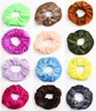 42 colori Solid Ponytail Holder Scrunchies per capelli Fasce elastiche in velluto Scrunchy Cravatte Corde Scrunchie per donne e ragazze