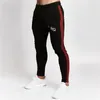 الجري السراويل الركض الرجال ركض اللياقة البدنية مخطط كمال الاجسام sweatpants رياضة التدريب سليم السراويل الرياضة