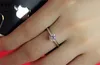 ラグジュアリーレアル100％ソリッド925スターリングシルバーリングセット6 mm Sona Czダイヤモンド結婚式の婚約リングジュエリーギフトXR017