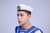 해군 육군 제복 선원 옷 남성 정장 셔츠 + 바지 TV 영화 공연 무대 카니발 군사 짧은 소매 의상