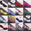 Tassel Dangle And Chandelier Fashion Creative Big Ring Fringe Ear Drop 16 Colors Handmade Bohemian Earrings