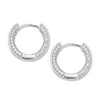 Jóias de designer de luxo Brincos do hip hop igled brinding masculino de diamante Earings Rapper Hiphop Gold Silver Hoop Eari254s