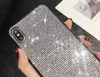 Роскошные Bling Diamond Phone Case Blick Crystal Cover для iPhone 6 S 7 7Plus 8 8Plus x 10 xr xs max