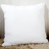 45 * 45cm Sublimación Square Pillowcasas DIY Funda de almohada en blanco Cubierta de almohada para Transferencia de calor Sofá Funda de almohada Blanco Blanco Almohada A07